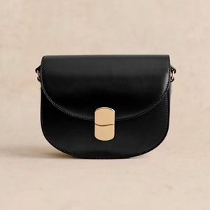 COPY - Sezane Claude Bag in Glossy Black